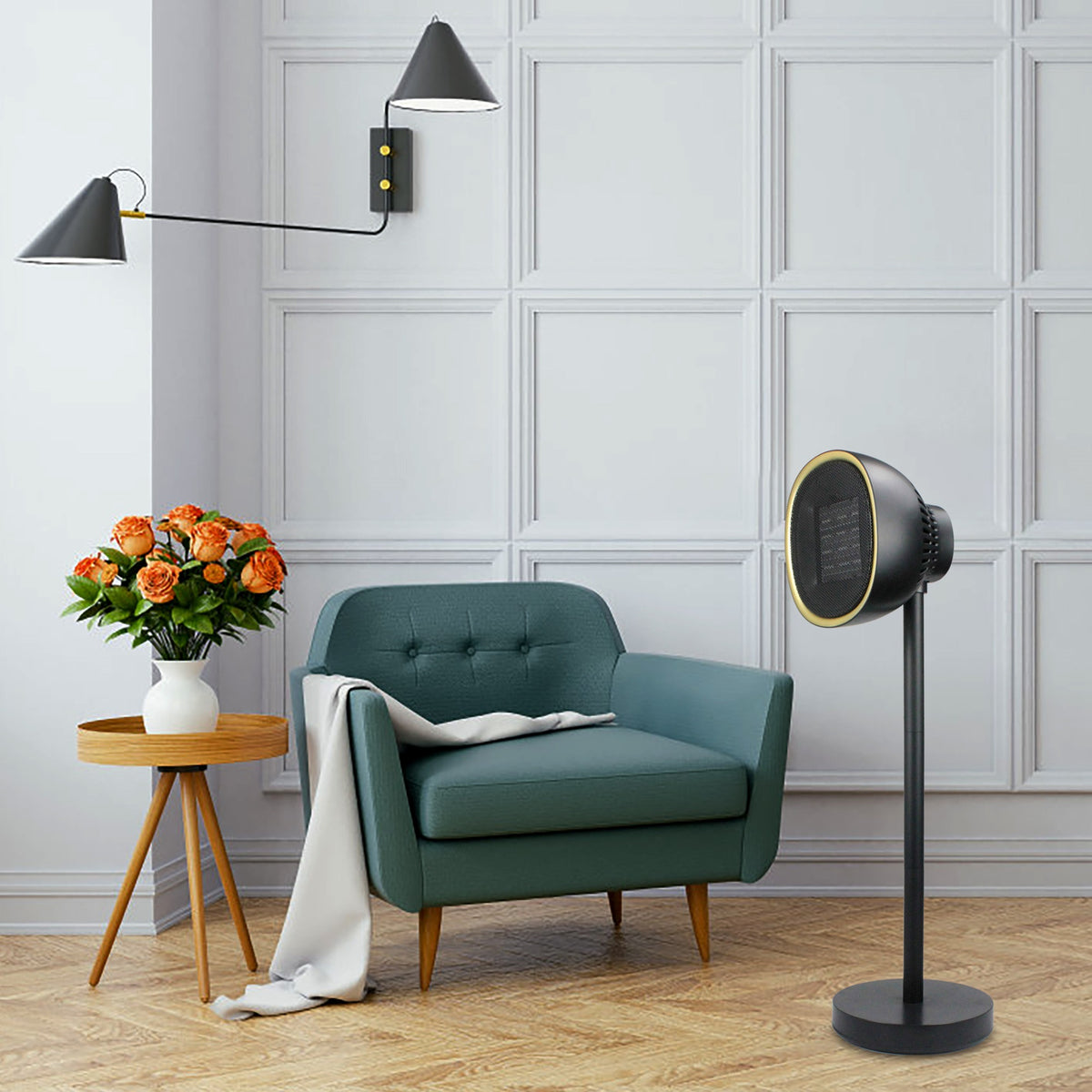 Heater Fan, Desk & Floor Heater, PTC Ceramic Heater