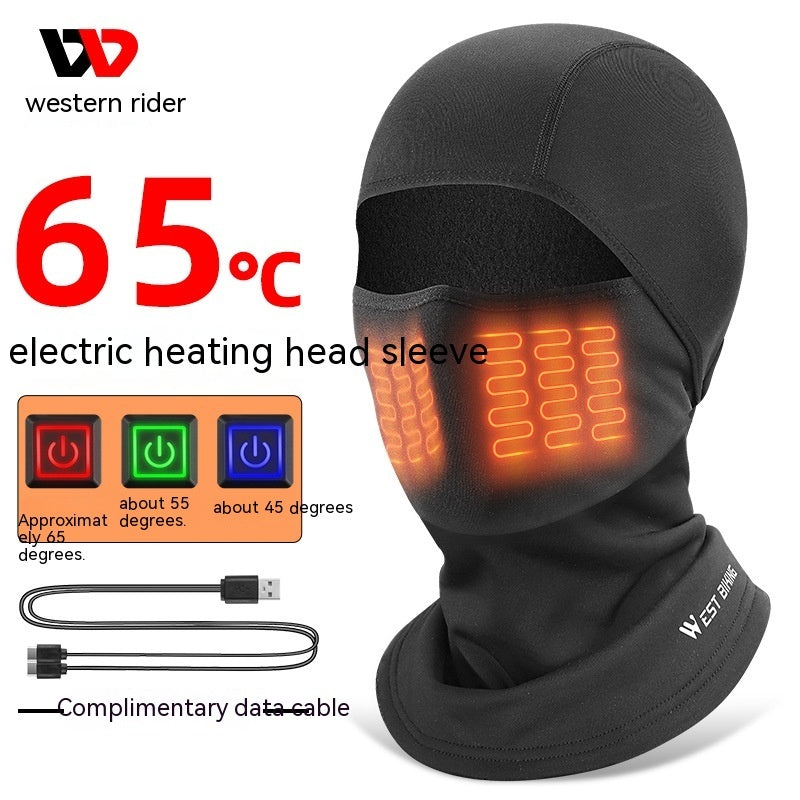 Conquer the cold with our electric heated ski mask, designed to keep your face warm and comfortable during winter sports, Built with soft, breathable fabric and advanced heating technology.